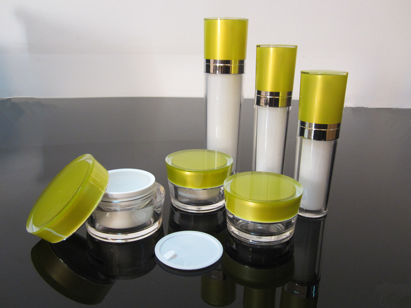 30ml 50ml120ml tapered acrylic lotion bottle for cosmetic