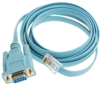 1.5M 5 ft Feet RS232 DB9 to RJ45 Cat5 Ethernet Adapter Cable