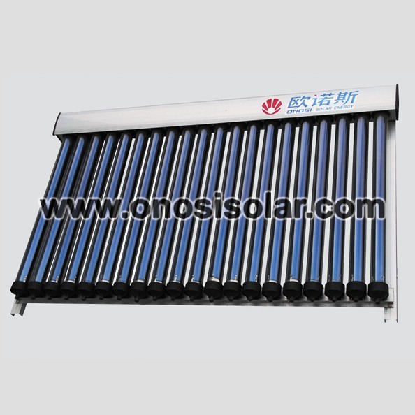 Pressurized solar collector for balcony