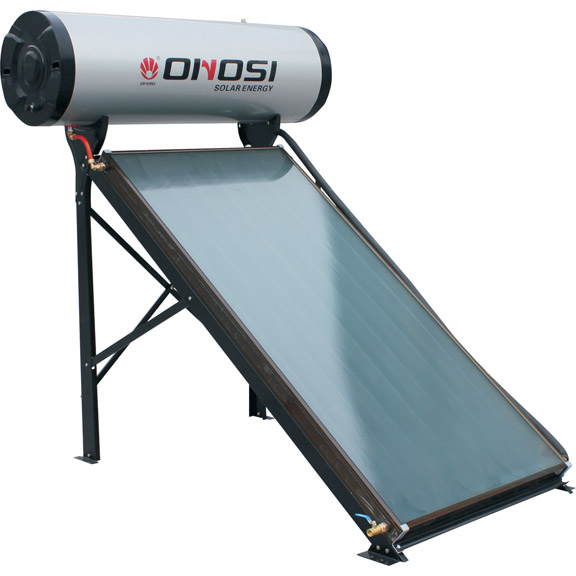 Non pressure flat plate solar water heater 
