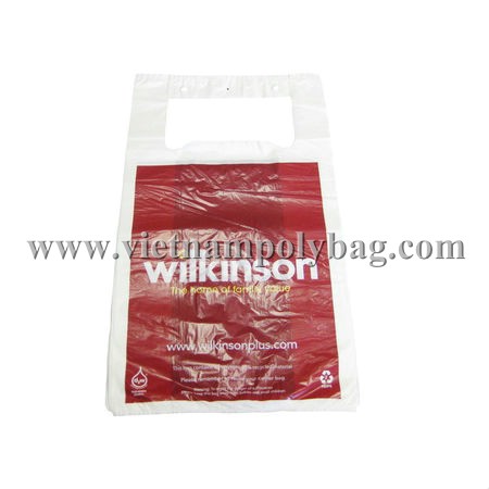 Plastic T-shirt blockhead shopping bag-vietnampolybag.com