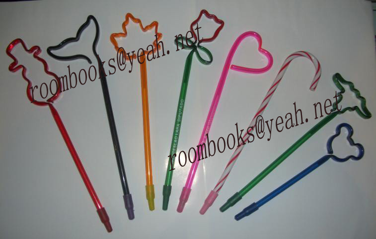 customer design cartoon and shape pen