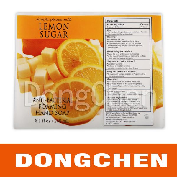 Custom medicine label and food label