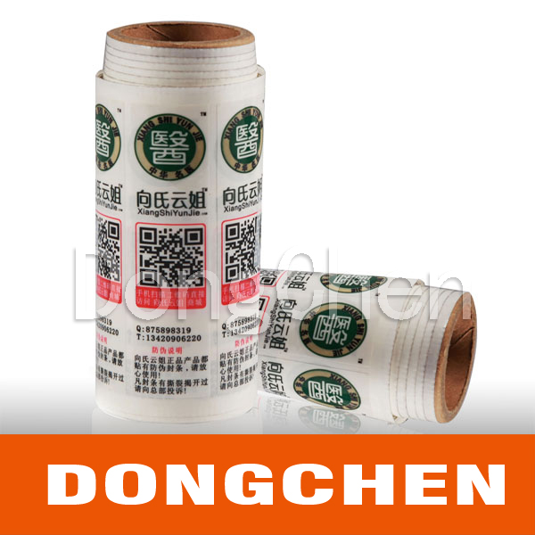 Custom high quality adhesive medicine labels