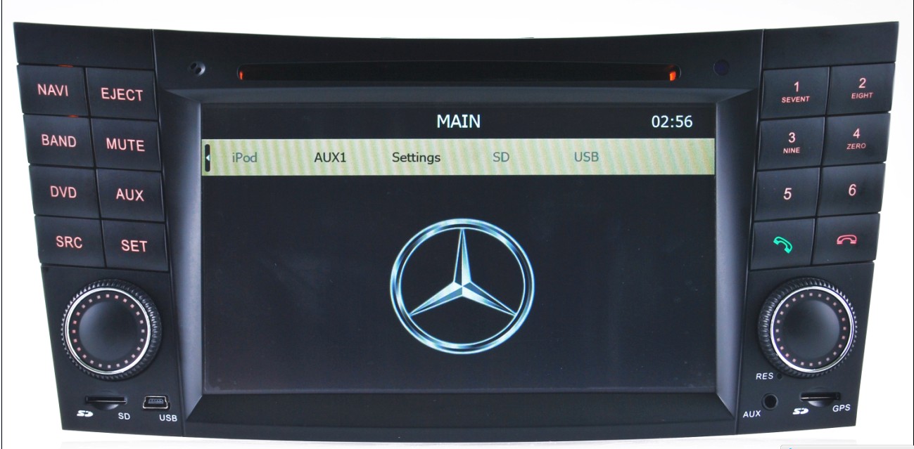 car dvd player of Benz W211