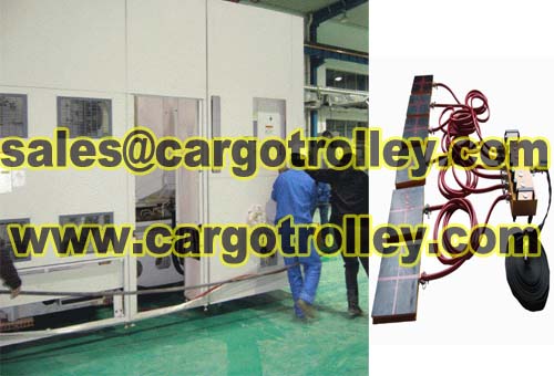 Air casters rigging systems instruction and details