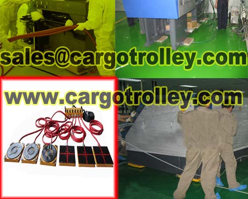 Air casters move heavy loads protect your expensive floor