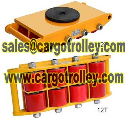 Roller dollies move heavy duty loads easily