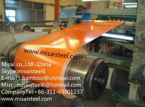 Color coated steel coil (PPGI