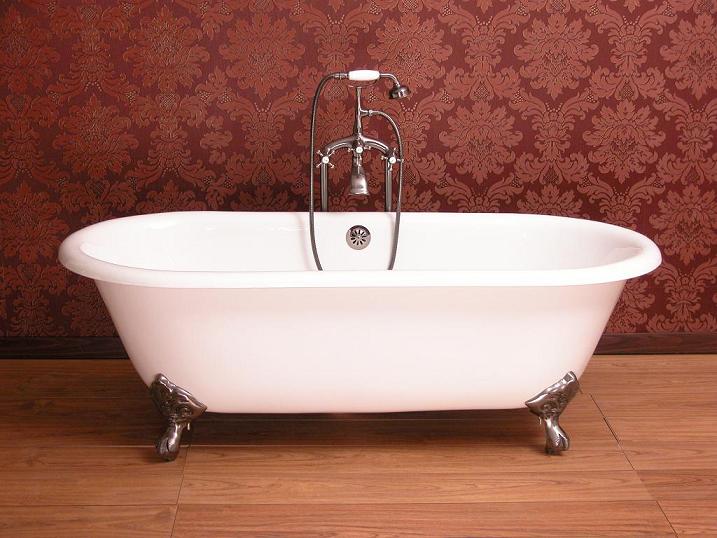 Double ended cast iron bathtub