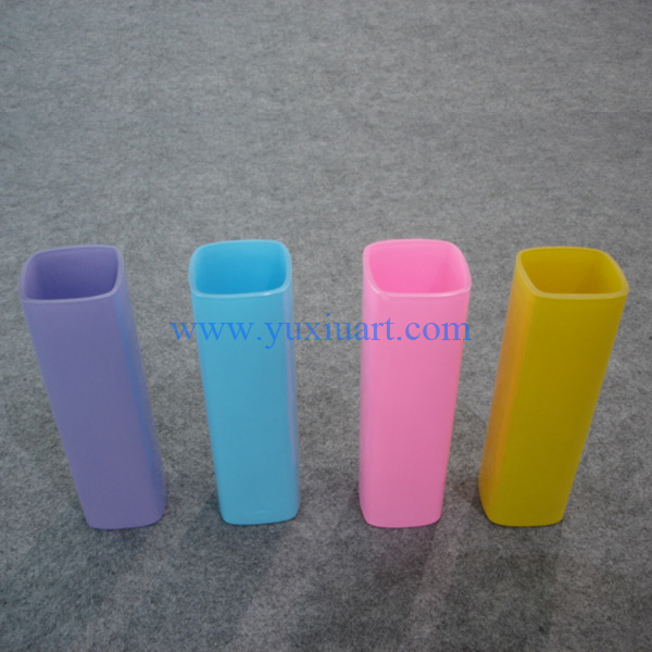 ceramic color glass vase