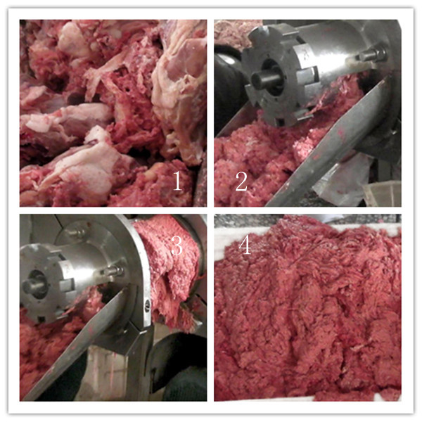High quality stainless steel meat deboner machine
