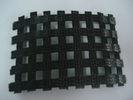 Roadbed Ployester Geotextile Fabric Warp Knitting Geogrid 80KN