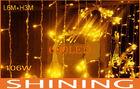 220v/110v 6*3m led curtain light with CE/ROHS and SAA certificate 600L