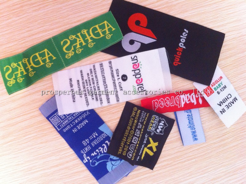 labels woven size labels waterproof labels