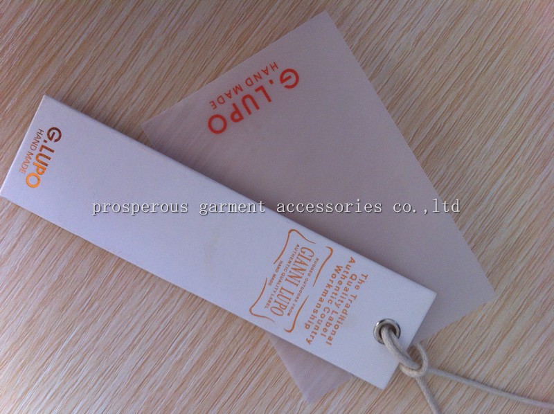 fashion clothes hang tags