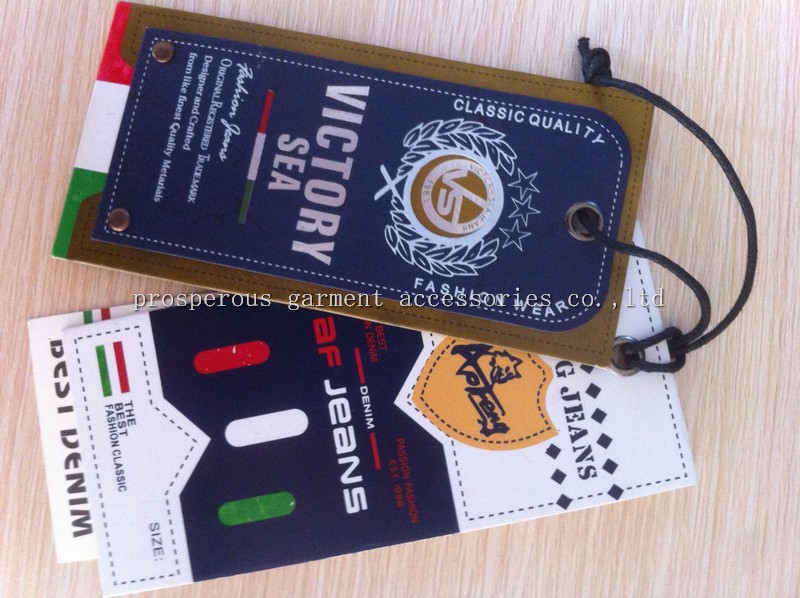 hang tags with string