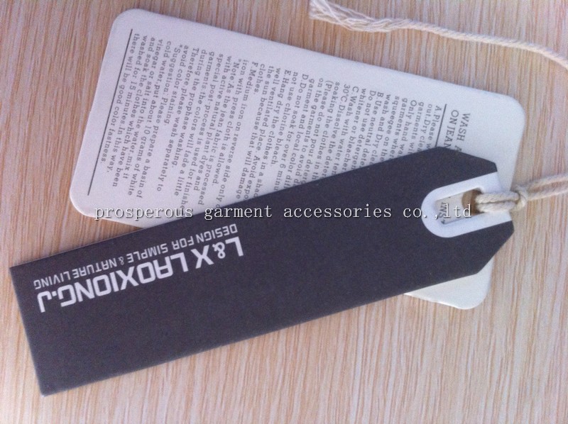 custom clothing hang tag