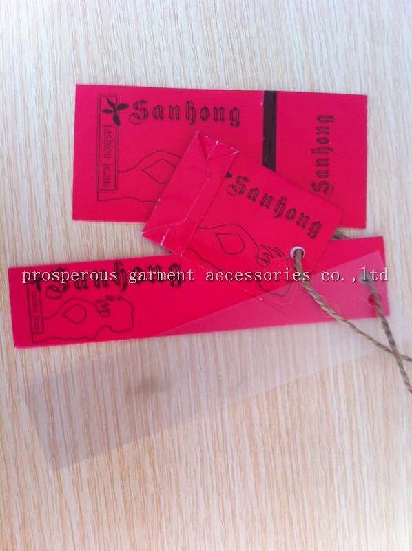 fashion hanging tags for garment