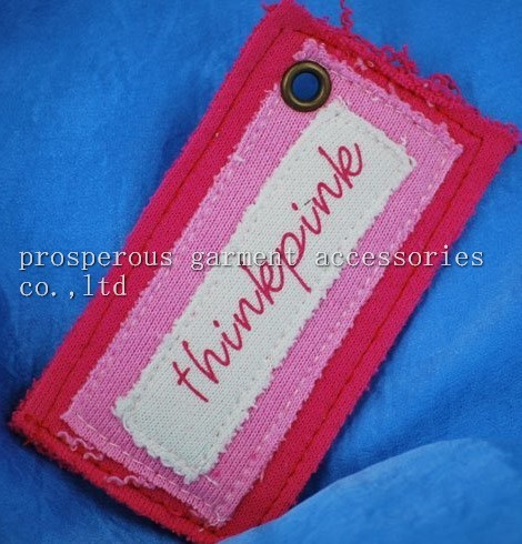 fashion fabric hangtags for clothing