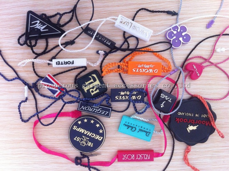 fashion nice quality plastic seal tags for swing tags