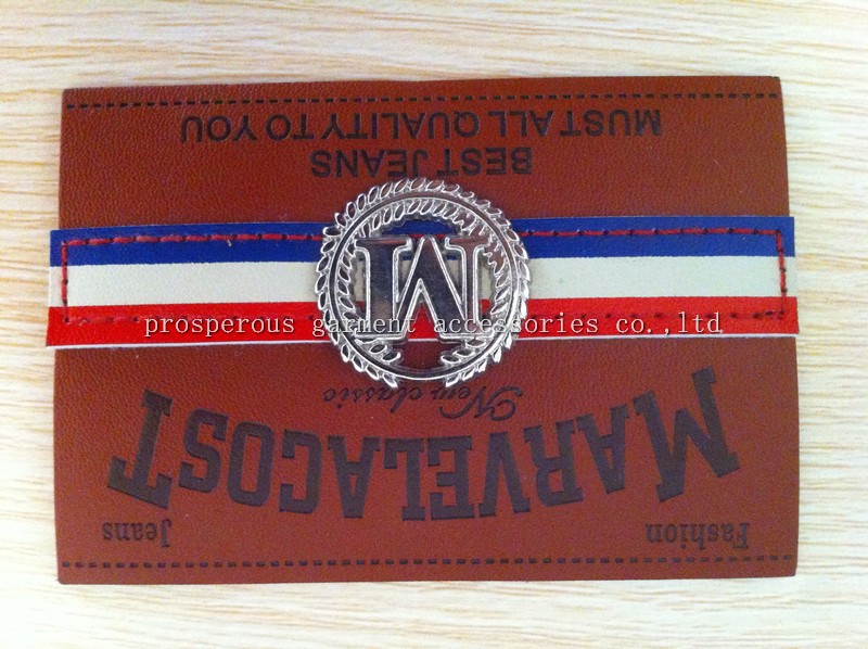 nice quality leather labels for jeans