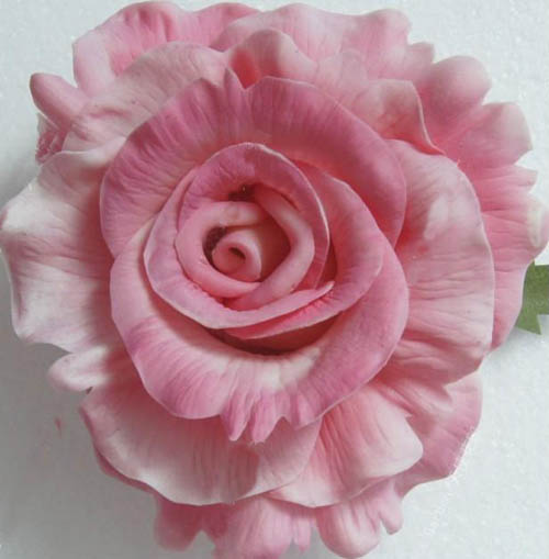 artificial flowers PU cabbage rose