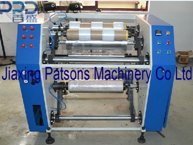 PE stretch film slitting rewinding machine