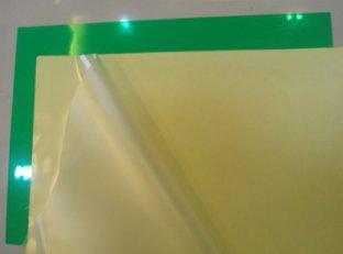 Sticky Back Plastic Sheets with Adhesive Liner for Laminated Labels, Signs, Notices