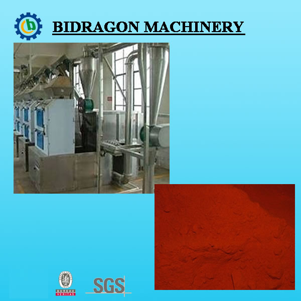 Provide Turnkey Project 50 Mesh Dry Red Chili Grinder 600kg/h