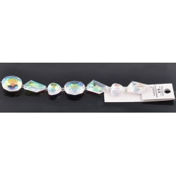 HC102-7 Inch Crystal Glass Bead Strand For Jewelry Findings And DIY Industry 