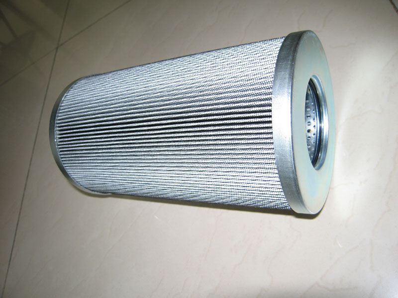 Glass fiber oil filter