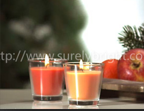 square glass candle jars glass candle