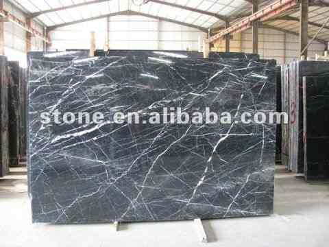 Black Marquina Marble Slab