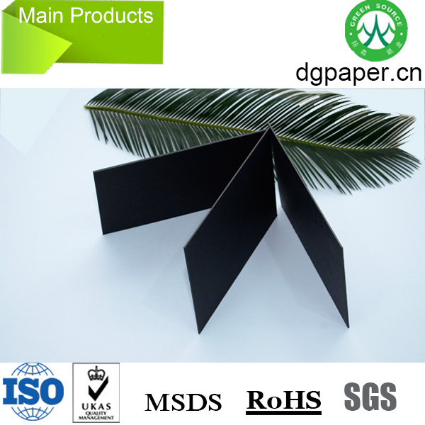 Wholesale China stocklot top quality black paper 