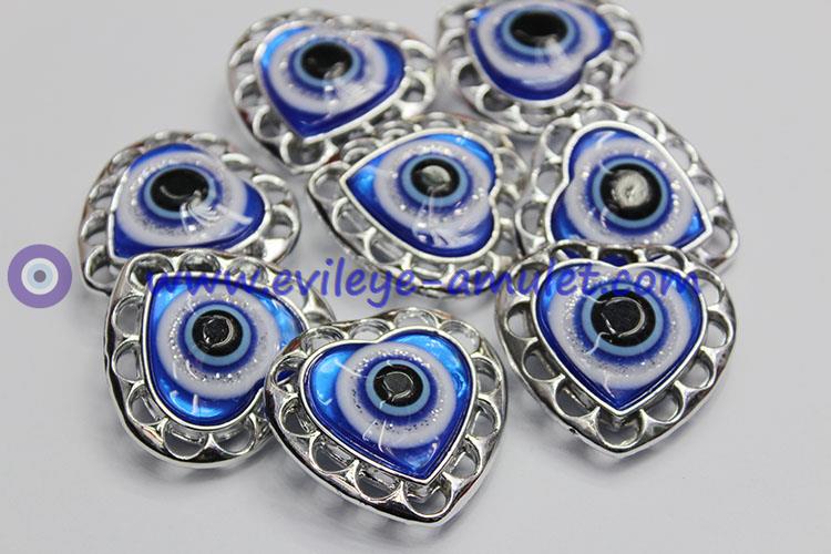 Good luck eye evil eye pendant heart-shaped charm pendant
