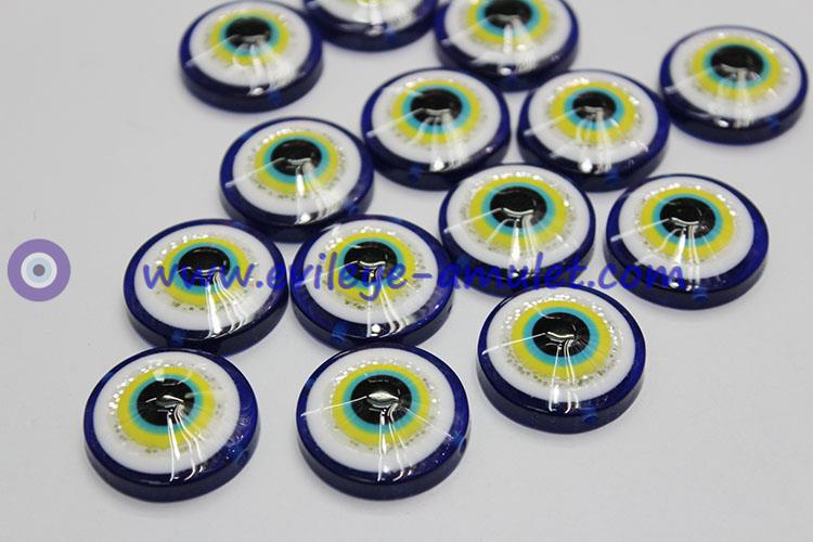 Turkey sided resin evil eye beads wholesale