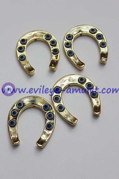 Turkish evil eye golden horseshoe Accessories