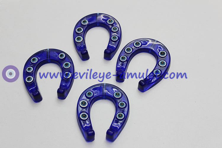 Turkish evil eye blue horseshoe Acrylic decorative accessories
