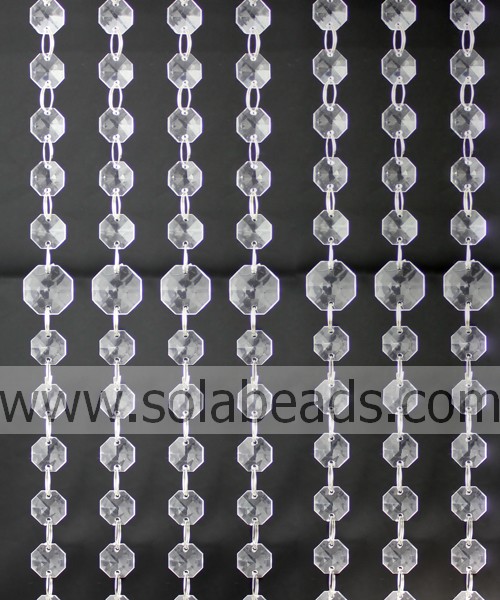 For Wedding 22MM&16MM Crystal Beading Garland Trimming