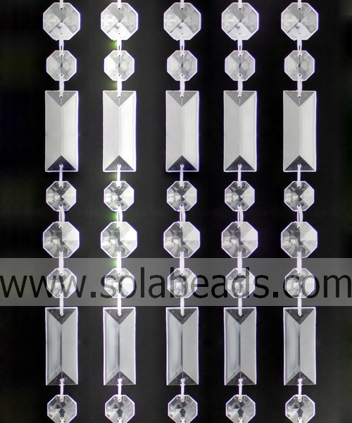 Home Decoration 50MM&22MM&18MM Crystal Beading Strands Curtain