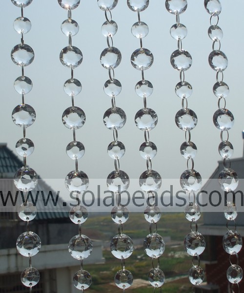 & quot;String Curtain 14MM&18MM Plastic Crystal Bead String Garland& quot;