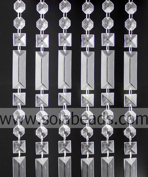Wedding 50MM&20MM&18MM Crystal Beading String Garland