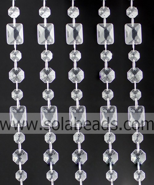 The Idea of 26MM&18MM&14MM Plastic Crystal Beaded Chain Curtain
