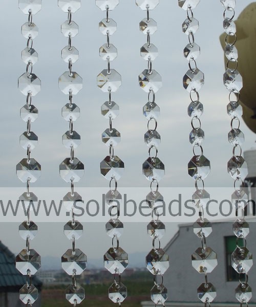 For Wedding Tree 18MM&22MM Crystal Plastic Bead Chain Curtain