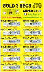 12 Pcs 3g 170 Waterproof Instant Super Glue Tube For Rubber / Metal / Ceramic