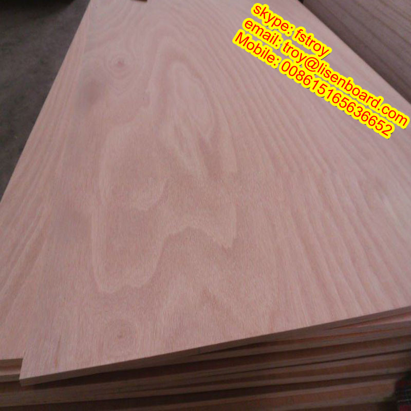 okoume, pine, birch  3mm, 4mm plywood for furniture or decortation