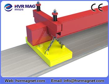 Lifting magnet for lifting steel billets