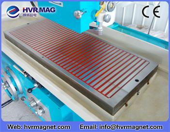 Electro permanent magnetic chuck for grinding machine