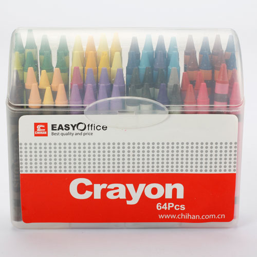 Kid& acute;s toy colour crayons set